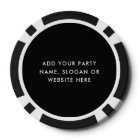 Personalized Logo and Text Cool Black and White