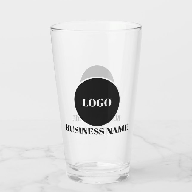 Personalized Logo and Text Glasses (Back)