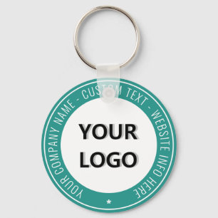 Personalized Logo and Text Promotional Keychain