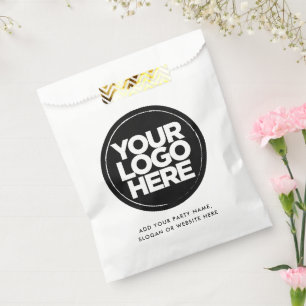 Personalized Logo and Text Simple Favour Bag