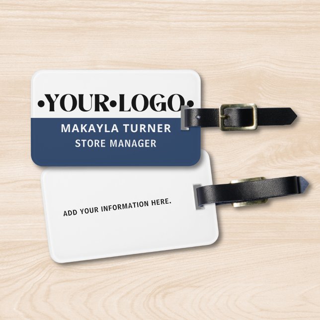 Personalized Logo Blue Luggage Tag (Creator Uploaded)