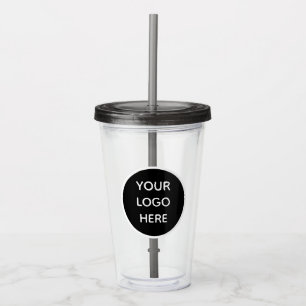Personalized Logo Business Company Script Acrylic Tumbler