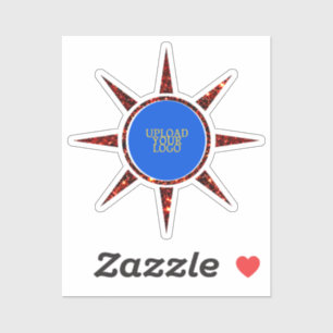 personalized logo cheerful sun