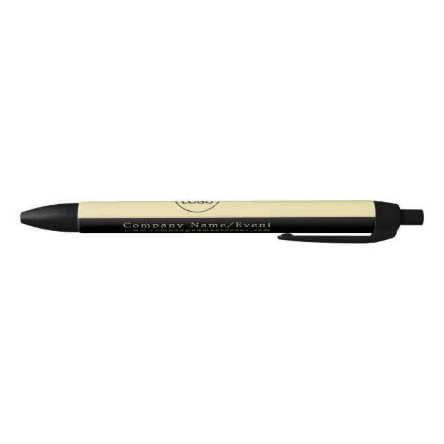 Personalized Logo - Company Black Ink Pen (Bottom)