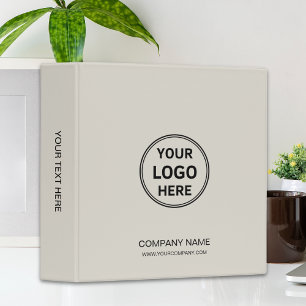Personalized Logo Corporate Business Binder