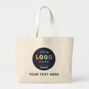 Personalized Logo Design Large Tote Bag