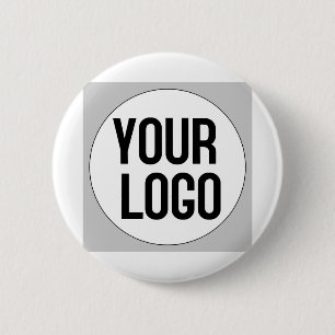 Personalized logo design template on 2 inch round button