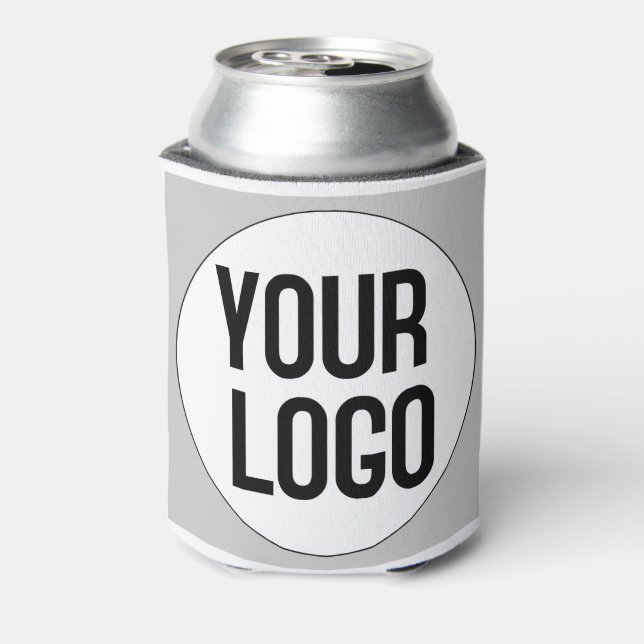 Personalized logo design template on can cooler (Can Back)
