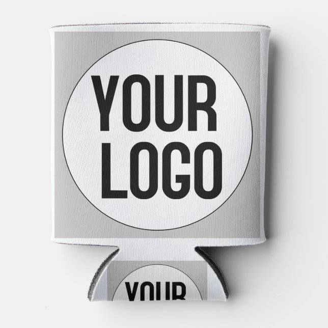 Personalized logo design template on can cooler (Front)