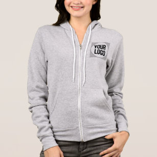 Personalized logo design template on hoodie