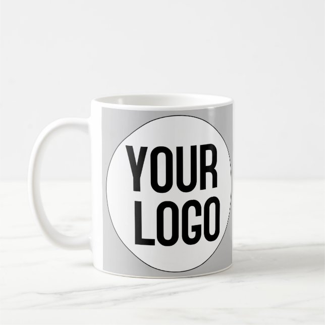 Personalized logo design template on mug (Left)