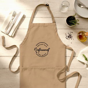 Personalized Logo for Restaurants, Cafés, Barkers Standard Apron