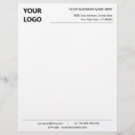 Personalized Logo Name Address Info Letterhead<br><div class="desc">Custom Colours and Font - Personalized Your Business Letterhead with Logo - Add Your Logo - Image - photo or QR Code / Name - Company / Address / Contact Information / more - Resize and move or remove and add elements / image with Customization tool - Choose font /...</div>