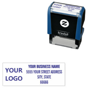 Personalized Logo Name Address Self-inking Stamp