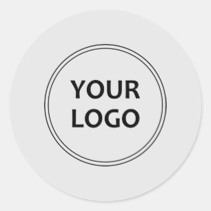 personalized logo name business sticker