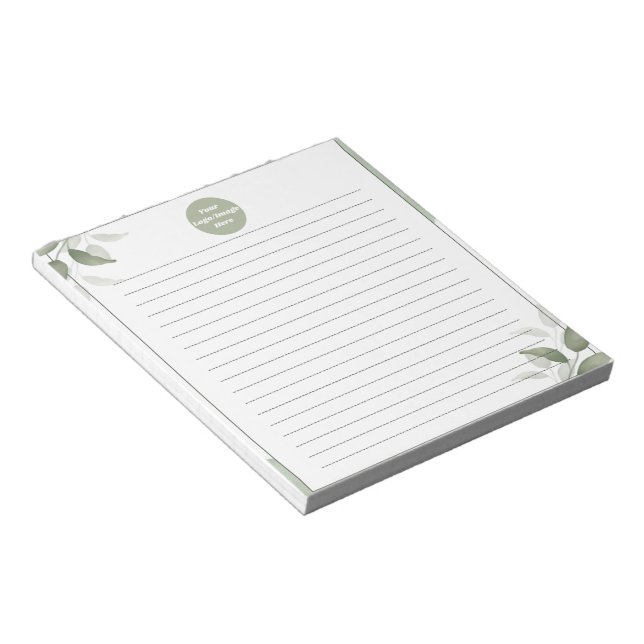 Personalized Logo Notepad Corporate Gift (Angled)