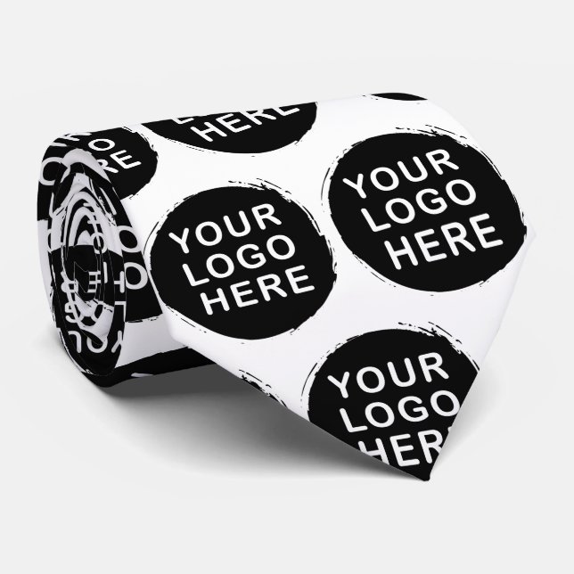 Personalized Logo Or Image Tie (Rolled)