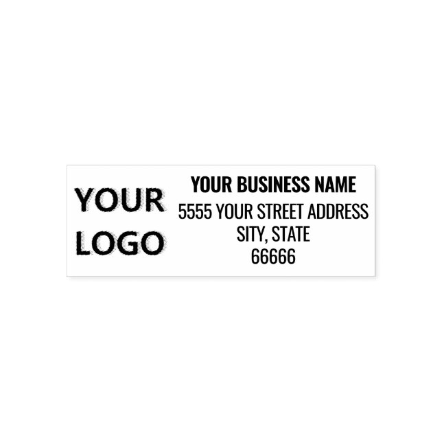 Personalized Logo or Photo Address Stamp Example (Design)
