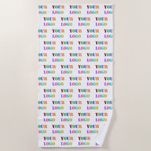 Personalized Logo Photo Promotional Beach Towel