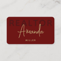Personalized Logo Realtor Broker Real Estate Agent