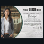 Personalized Logo Realtor Broker Real Estate Agent Flyer<br><div class="desc">The Personalized Logo Realtor Broker Real Estate Agent Flyer, an essential tool for sophisticated real estate marketing. Designed with sleek, chic editable calligraphy branding, this flyer offers a modern and professional aesthetic that is sure to impress potential clients. Whether you're promoting a new listing, hosting an open house, or reaching...</div>