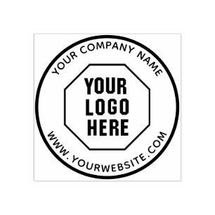 Personalized Logo Stamp: Self-Inking, Customized  Rubber Stamp