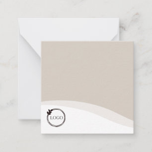 Personalized Logo Tan Card