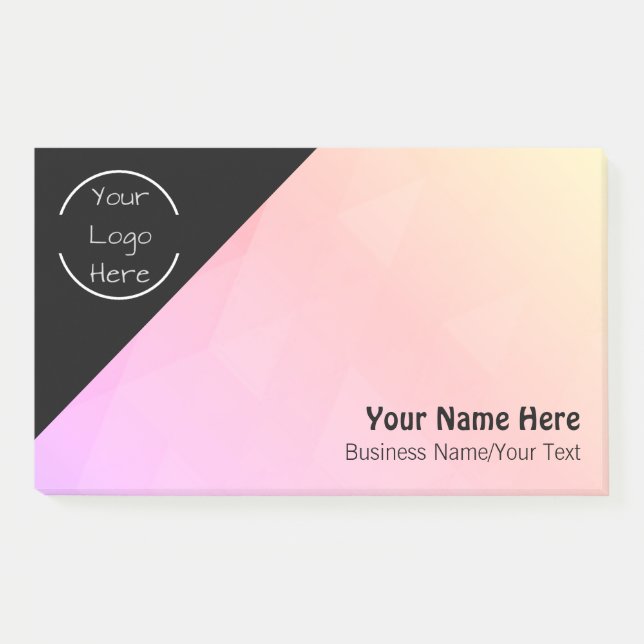 Personalized Logo - Text Notes (Front)