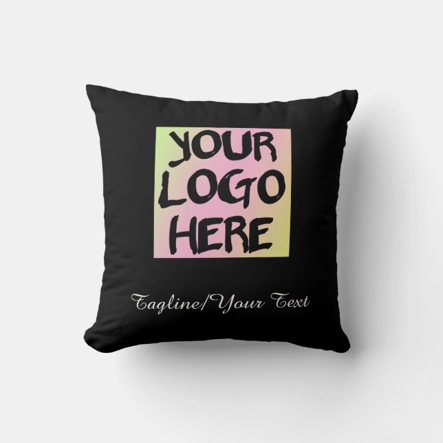 Personalized Logo - Text - Office Decor Pillows (Front)