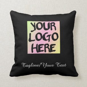 Personalized Logo - Text - Office Decor Pillows