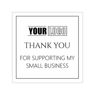 Personalized Logo Thank You Self-inking Stamp