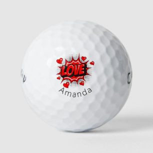 Personalized Love Callaway Warbird Golf Ball