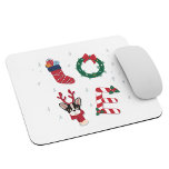 Personalized Love Christmas Matching Family Love Mouse Pad<br><div class="desc">Add a name to this cute Love Christmas family matching outfit. Perfect gift for all the family,  team,  or create a coworkers matching shirts for your holilday office photo</div>