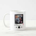 Personalized Love Couple Anniversary Gifts Song Coffee Mug<br><div class="desc">Personalized Love Couple Anniversary Gifts Song</div>