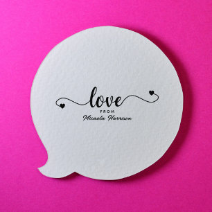 Personalized Love From Rubber Stamp