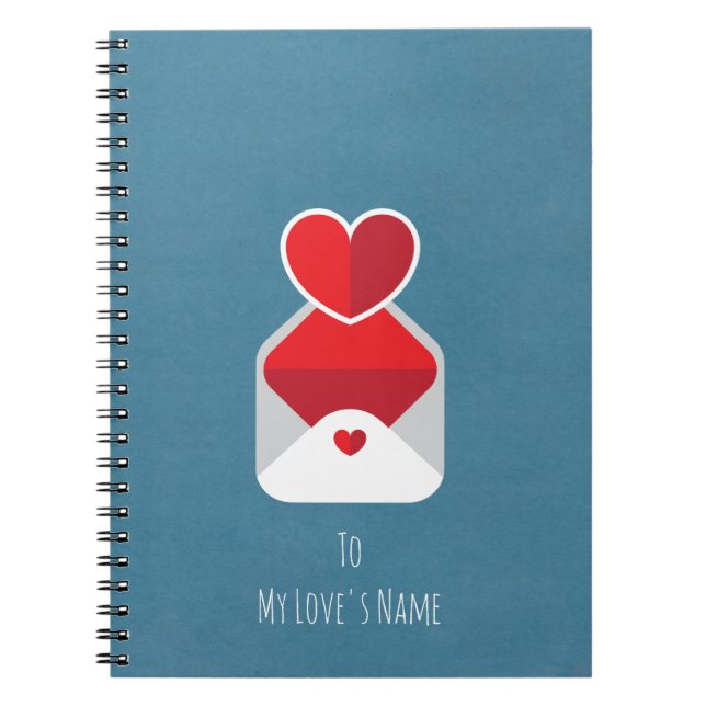 Personalized Love Letters Notebook (Front)