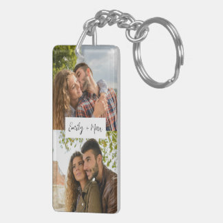 Personalized Love Memory Photo Collage Custom Keychain