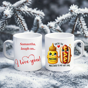 Personalized Love Mug Cute Funny Food Valentine
