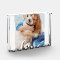 Personalized Love Paw Print Custom Dog Photo Block