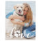 Personalized Love Paw Print Dog Lover Photo