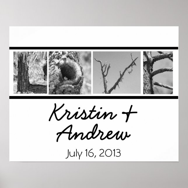 Personalized Love Poster Wedding Gift (Front)