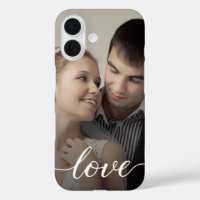 Personalized Love Script Wedding Photo