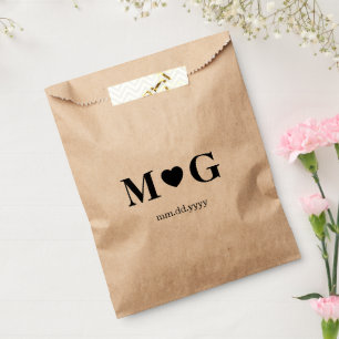Personalized Love Sign Monogram Favour Bag