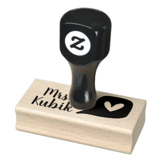 Personalized Love Teacher Stamp
