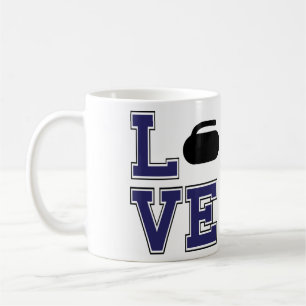 Personalized LOVE the Sport of Curling Mug
