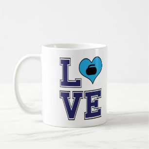 Personalized LOVE the Sport of Curling Mug