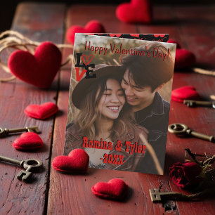 Personalized LOVE with Custom Photo & Messages  Card