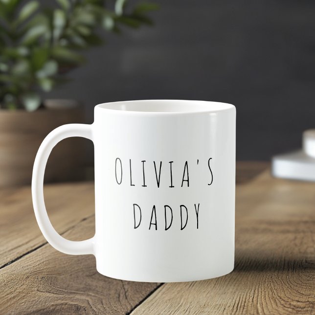 Personalized Love You Daddy Photo Coffee Mug (Creator Uploaded)