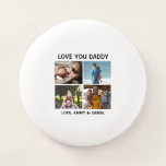 Personalized Love You Daddy Photo   Wham-O Frisbee<br><div class="desc">A personalized photo frisbee for dad with pictures of him and his kids. Great gift for a birthday,  Father's Day or a new dad.</div>