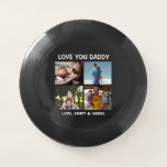 Personalized Love You Daddy Photo  Wham-O Frisbee<br><div class="desc">A personalized photo frisbee for dad with pictures of him and his kids. Great gift for a birthday,  Father's Day or a new dad.</div>